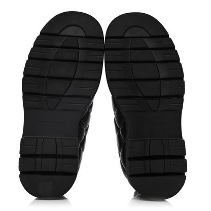 Bottega Veneta Lambskin Quilted Slip On Sneakers 41 Black 6 of 14