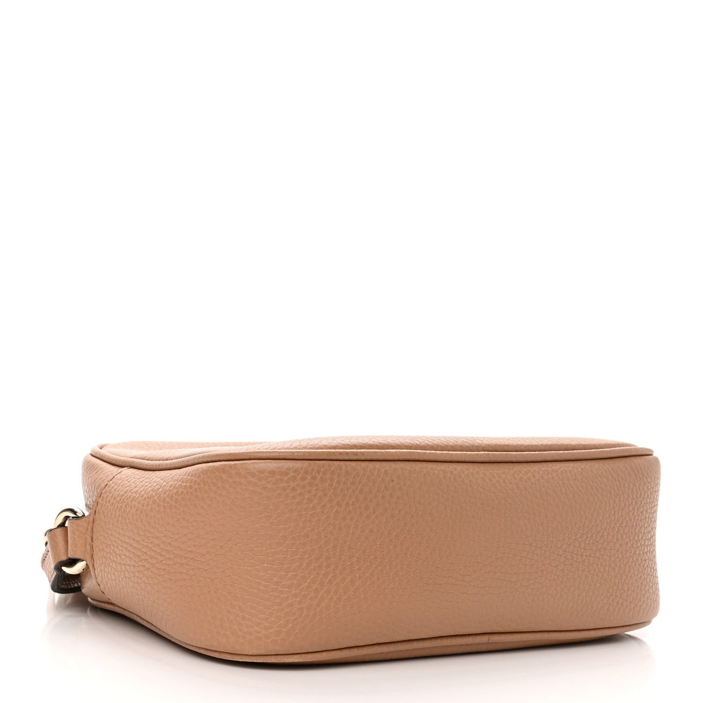 Pebbled Calfskin Small Soho Disco Bag Camelia