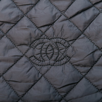 Chanel Nylon Quilted CC Scarf Black 4 of 4