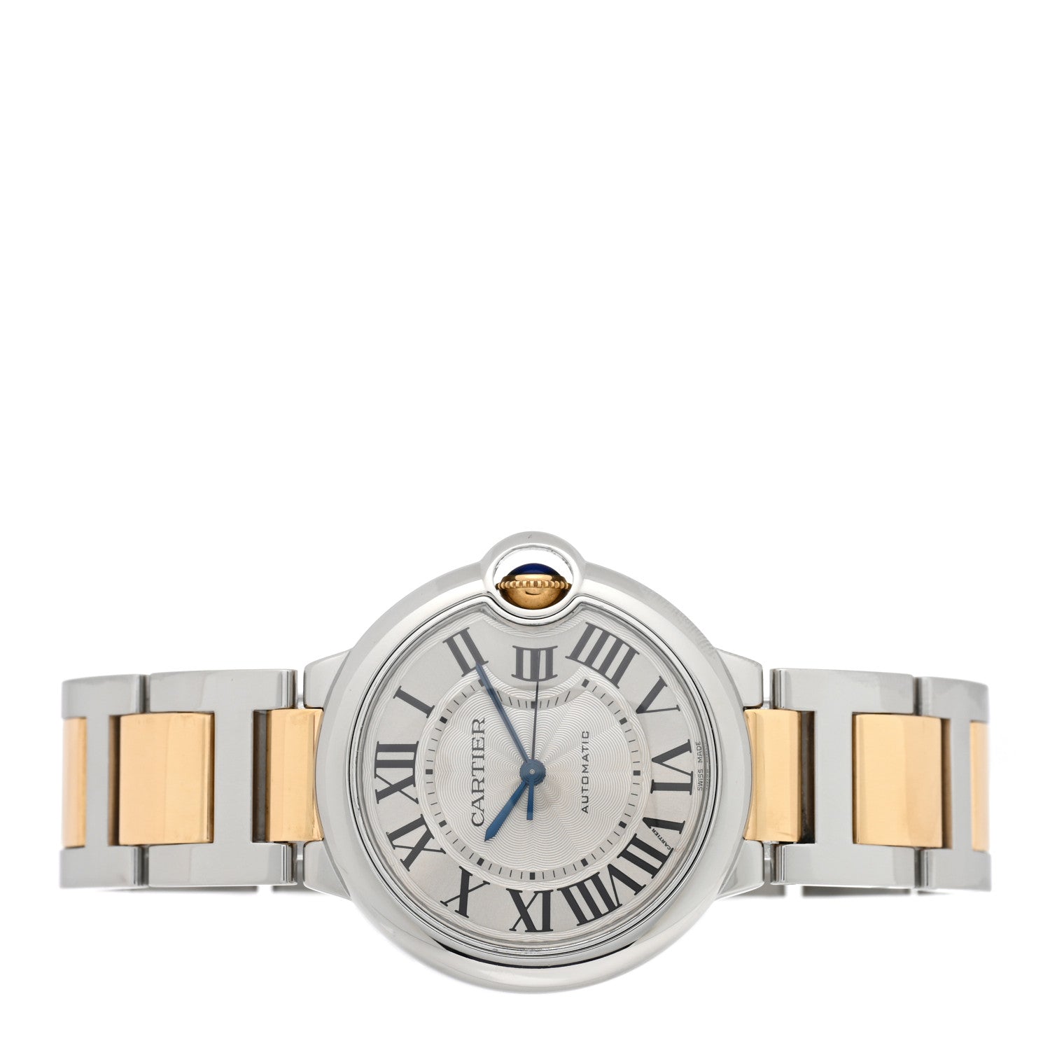 Cartier Stainless Steel 18K Yellow Gold 36mm Ballon Bleu De Cartier Automatic Watch 2 of 4