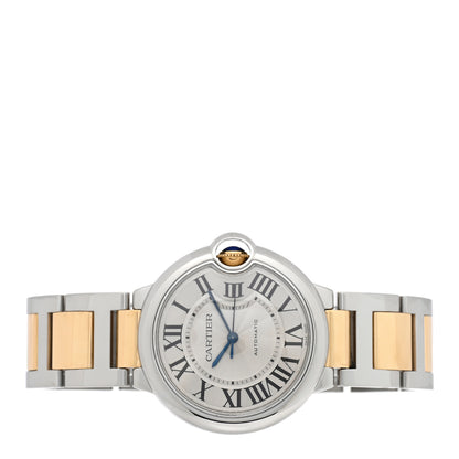 Cartier Stainless Steel 18K Yellow Gold 36mm Ballon Bleu De Cartier Automatic Watch 2 of 4