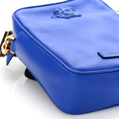 Versace Calfskin Mini La Medusa Messenger Bag Blue 8 of 9