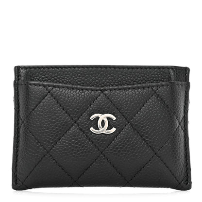 Chanel Caviar Quilted Card Holder Black 1 of 8