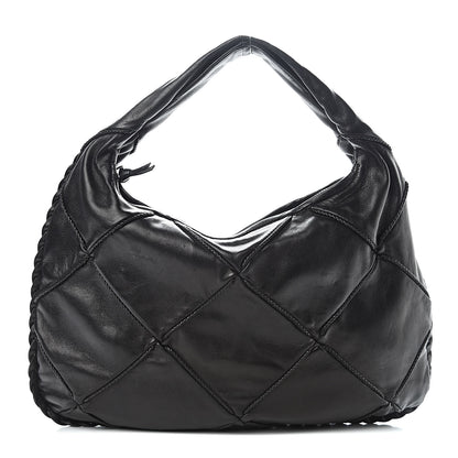 Bottega Veneta Nappa Quilted Medium Veneta Hobo Black 1 of 11