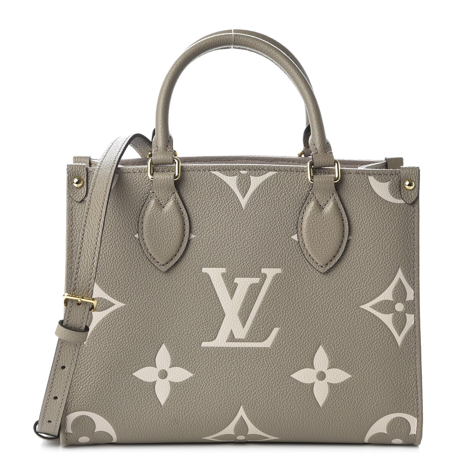 Louis Vuitton Empreinte Monogram Giant Onthego PM Tourterelle Creme 1 of 10
