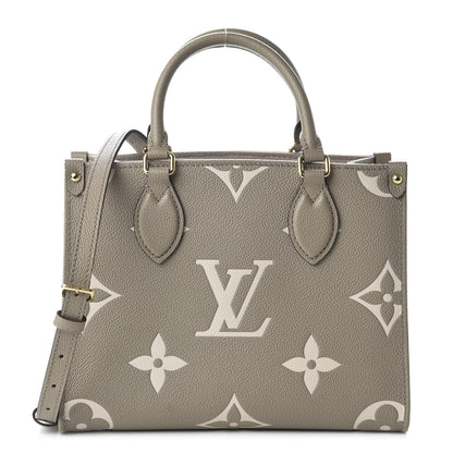 Louis Vuitton Empreinte Monogram Giant Onthego PM Tourterelle Creme 1 of 10