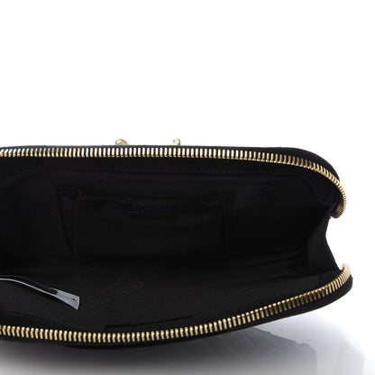 Burberry Nappa Suede Quilted Animal Clutch Black 5 of 8