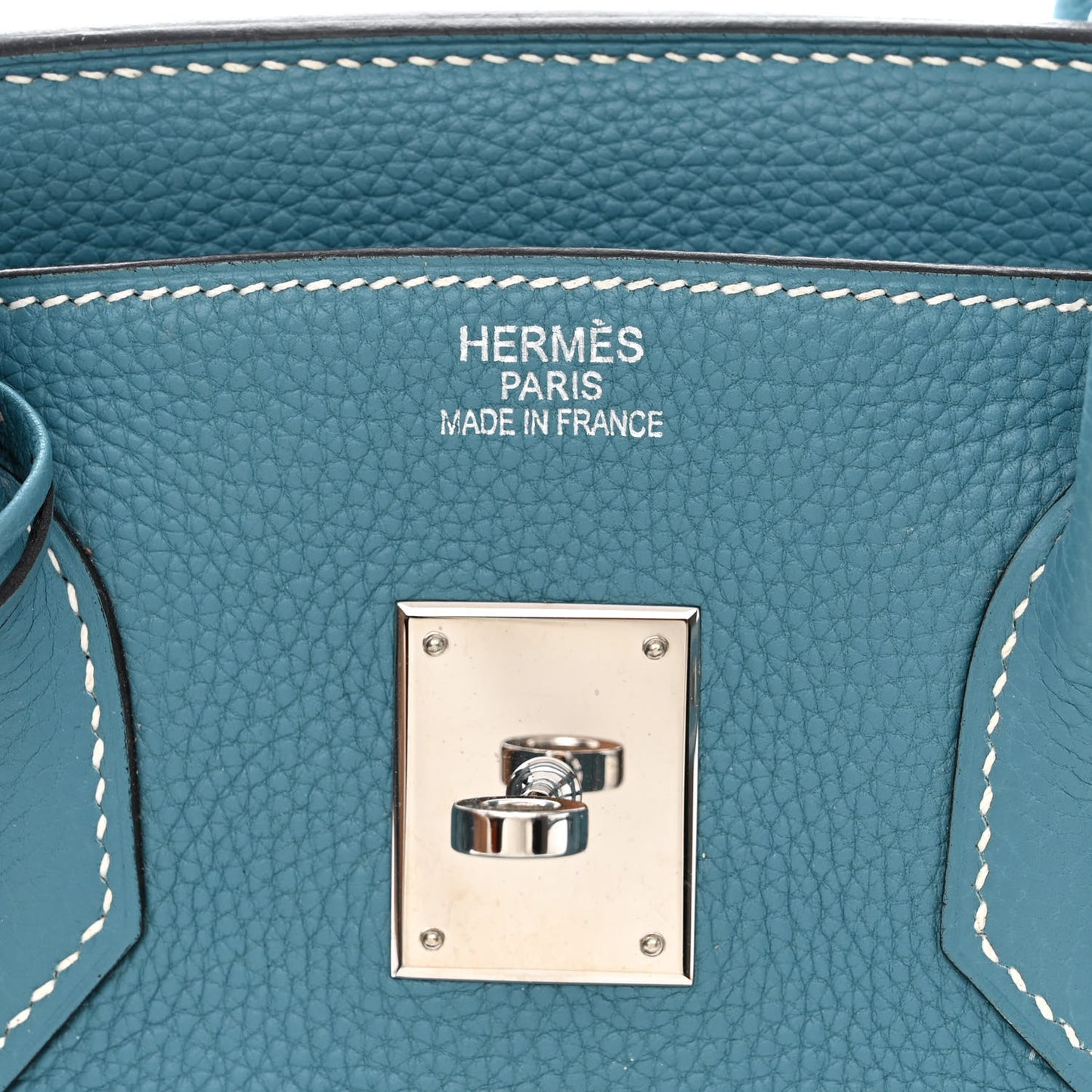 Taurillon Clemence Birkin 35 Blue Jean