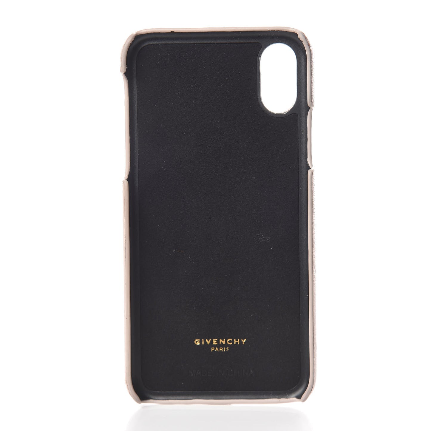 Goatskin Diamond Quilted GV3 iPhone X Case Pale Pink