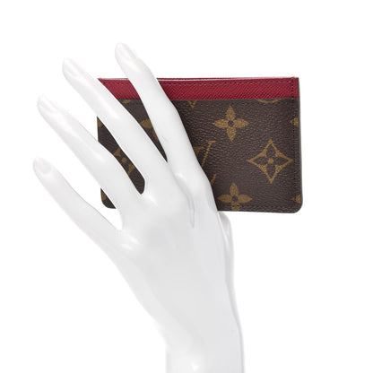 Louis Vuitton Monogram Card Holder Fuchsia 2 of 7