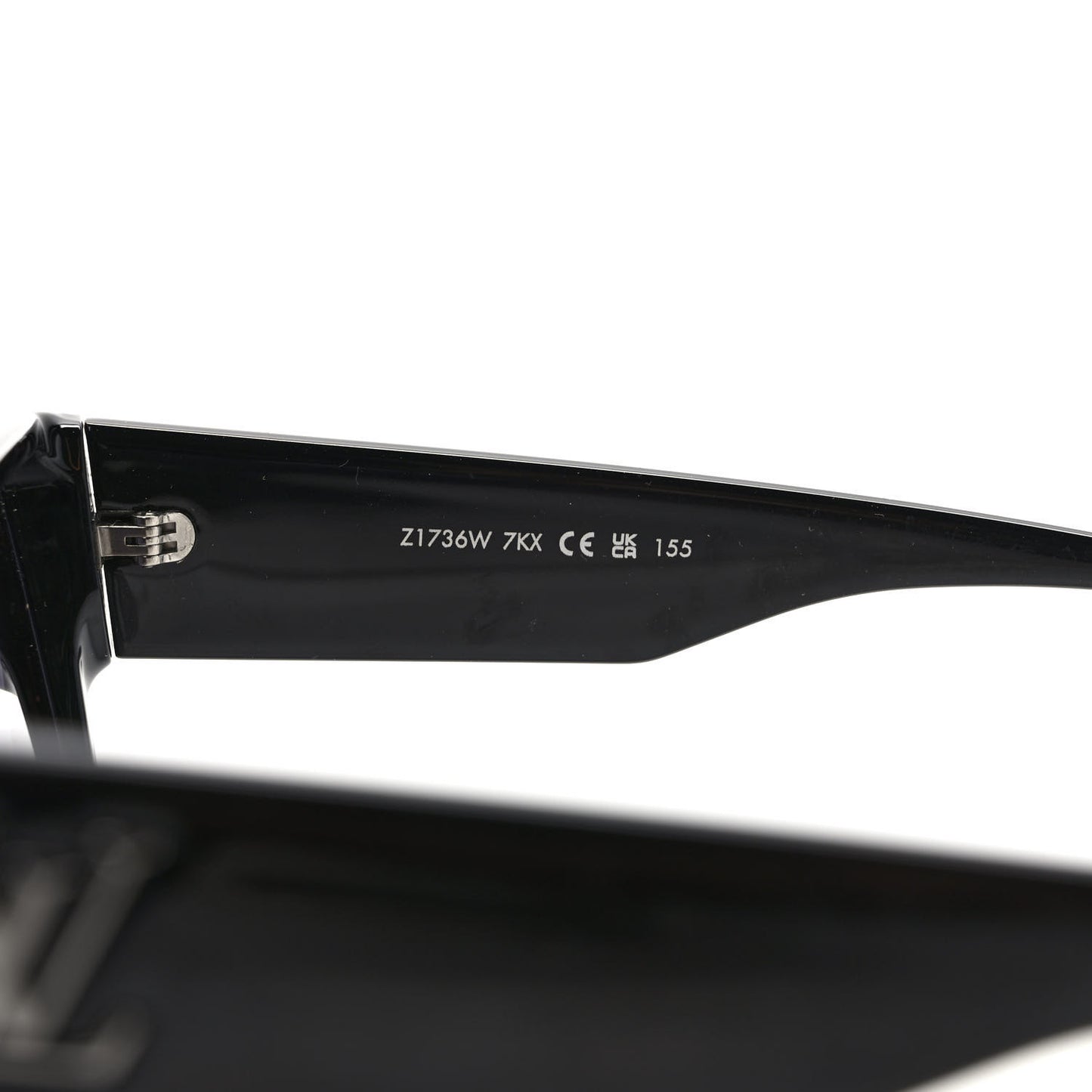 Acetate Swarovski Crystal Cyclone Sunglasses Z1736W Black