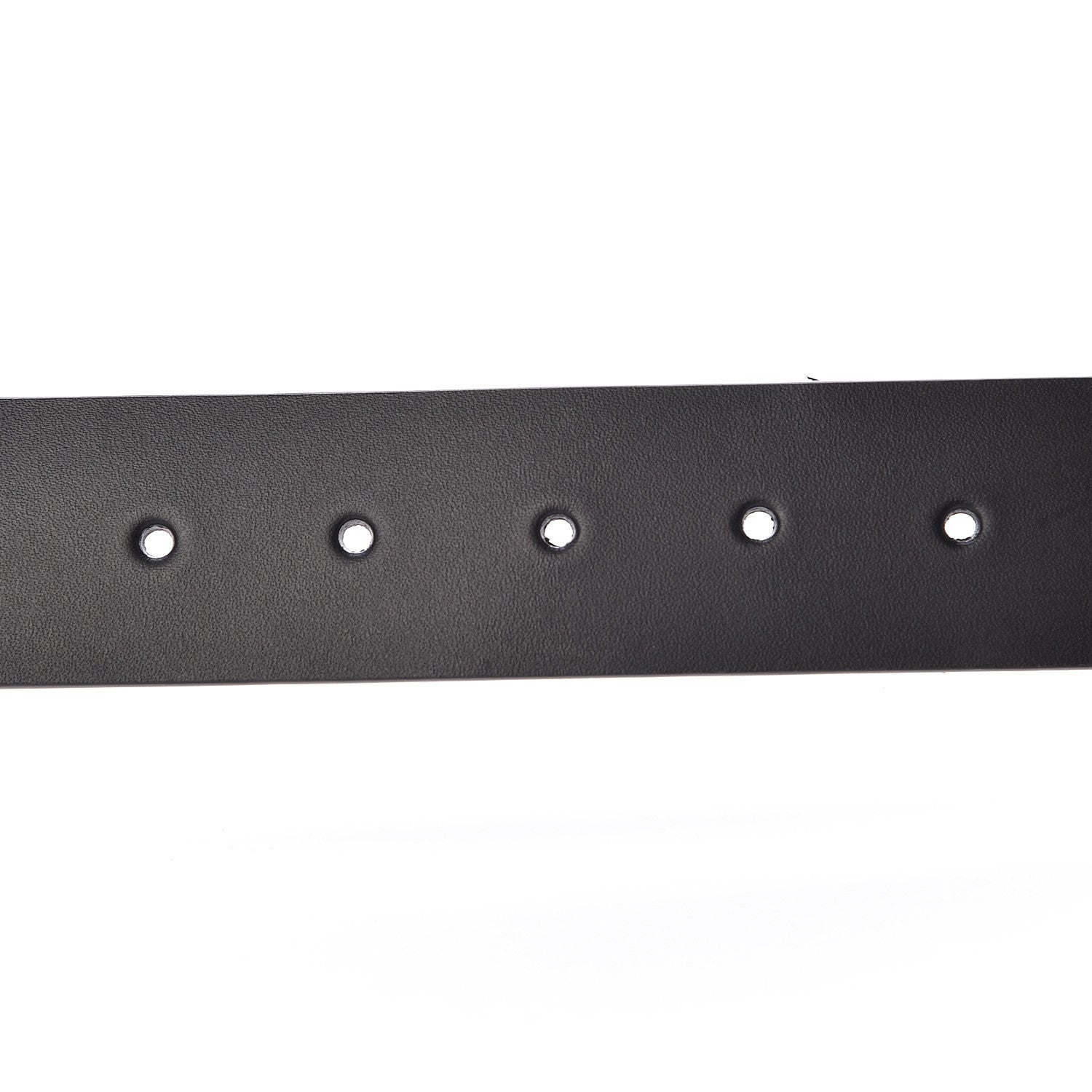 Gucci Selleria Calfskin Monochrome Interlocking G 37mm Belt 75 30 Black 6 of 8