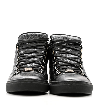Balenciaga Agneau Arena Opaque Womens High Top Sneakers 41 Black 3 of 12