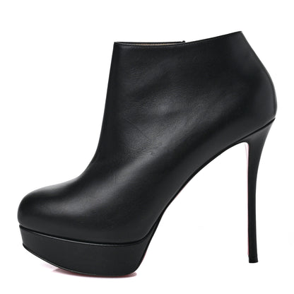 Christian Louboutin Calfskin Dirdibootie 130 Ankle Booties 40 Black 1 of 8