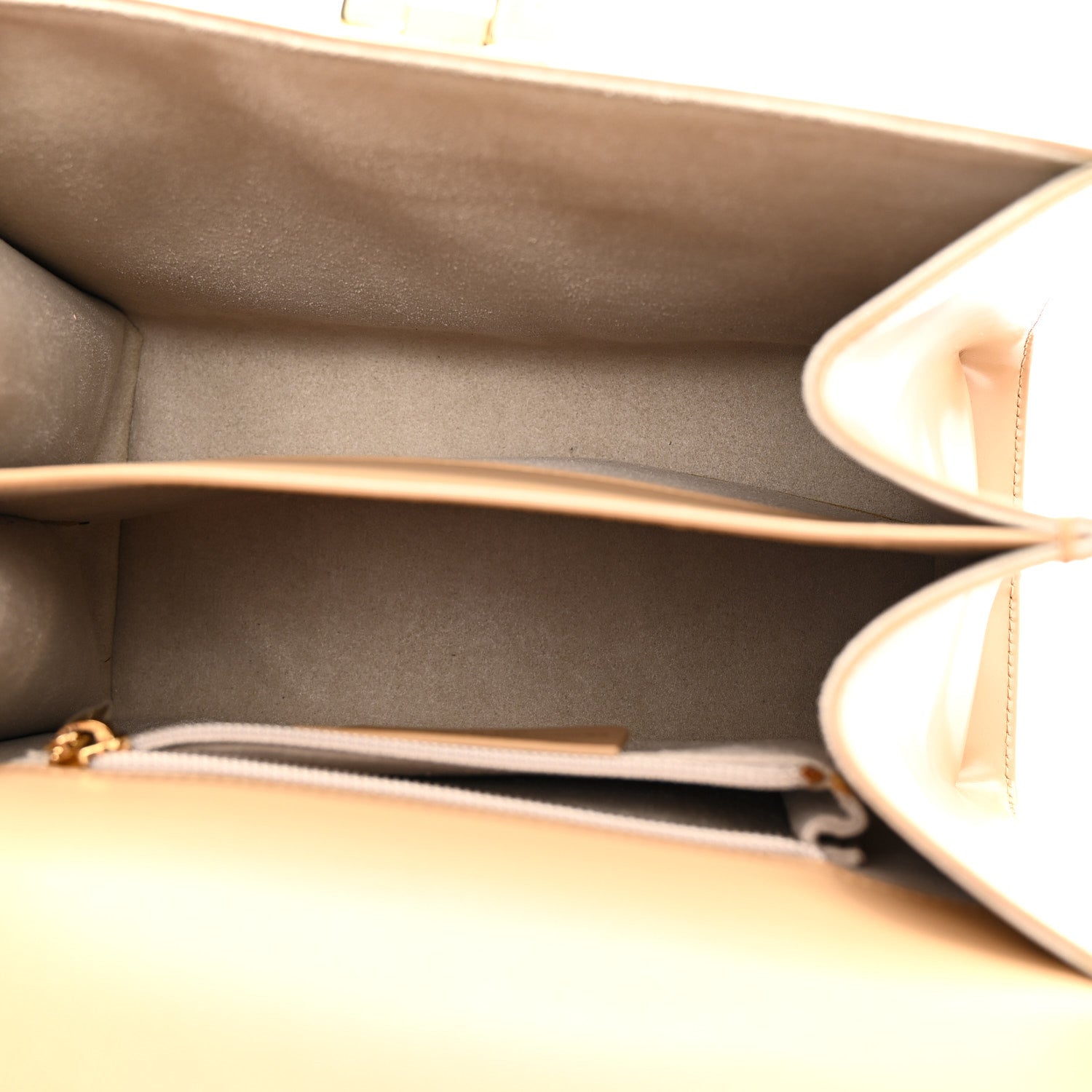 Salvatore Ferragamo Brushed Off Calfskin Iconic Large Top Handle Bag Camel 5 of 15