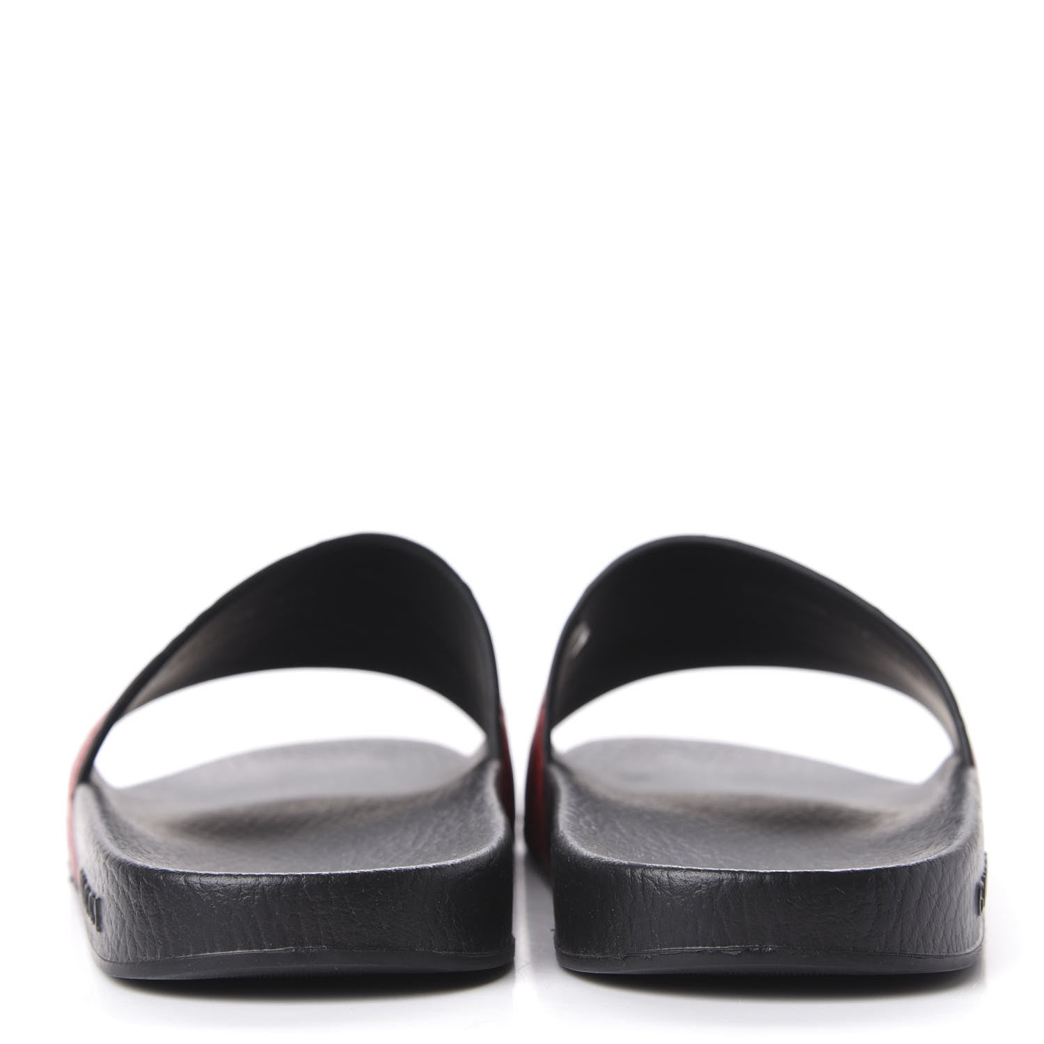 Gucci Guccissima Signature Slide Sandals 37 Hibiscus Red 7 of 10