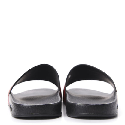 Gucci Guccissima Signature Slide Sandals 37 Hibiscus Red 7 of 10