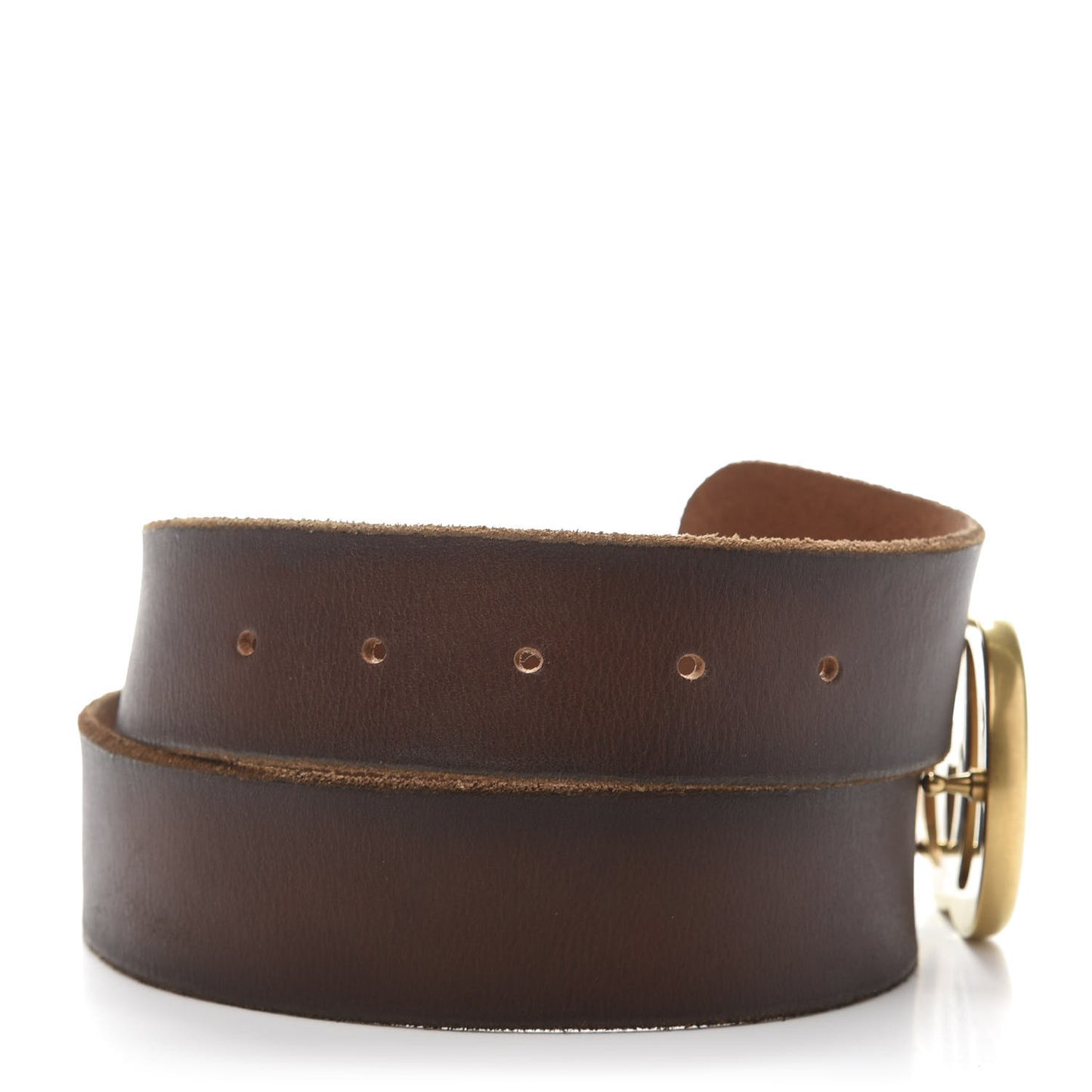 Faded Calfskin Double G 40mm Belt 80 32 Cuir