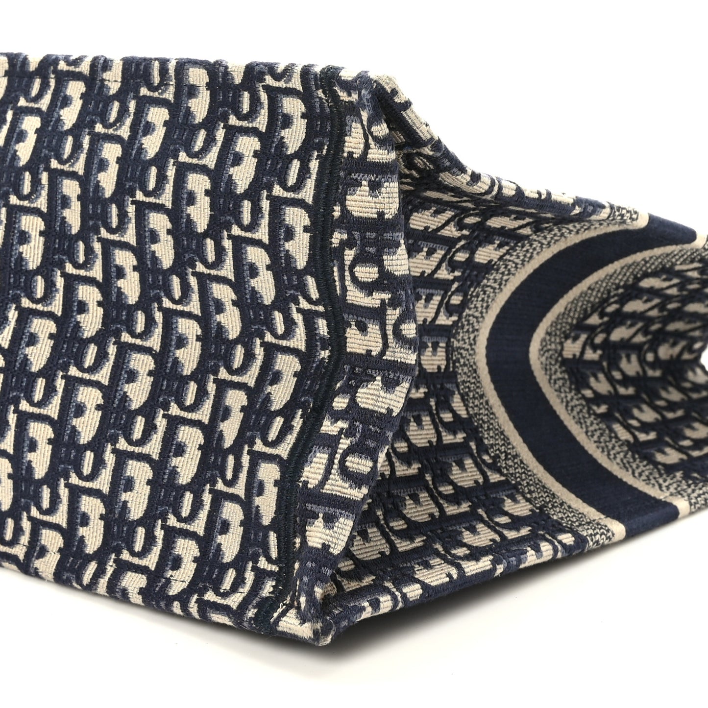Oblique Large Book Tote Blue Multicolor