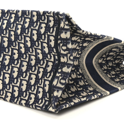 Christian Dior Oblique Large Book Tote Blue Multicolor 9 of 9