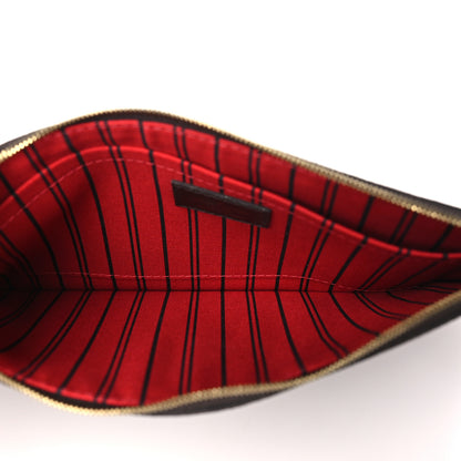 Louis Vuitton Damier Ebene Neverfull MM GM Pochette 5 of 6