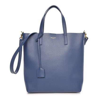 Saint Laurent Calfskin Toy Shopping Tote Denim 1 of 12