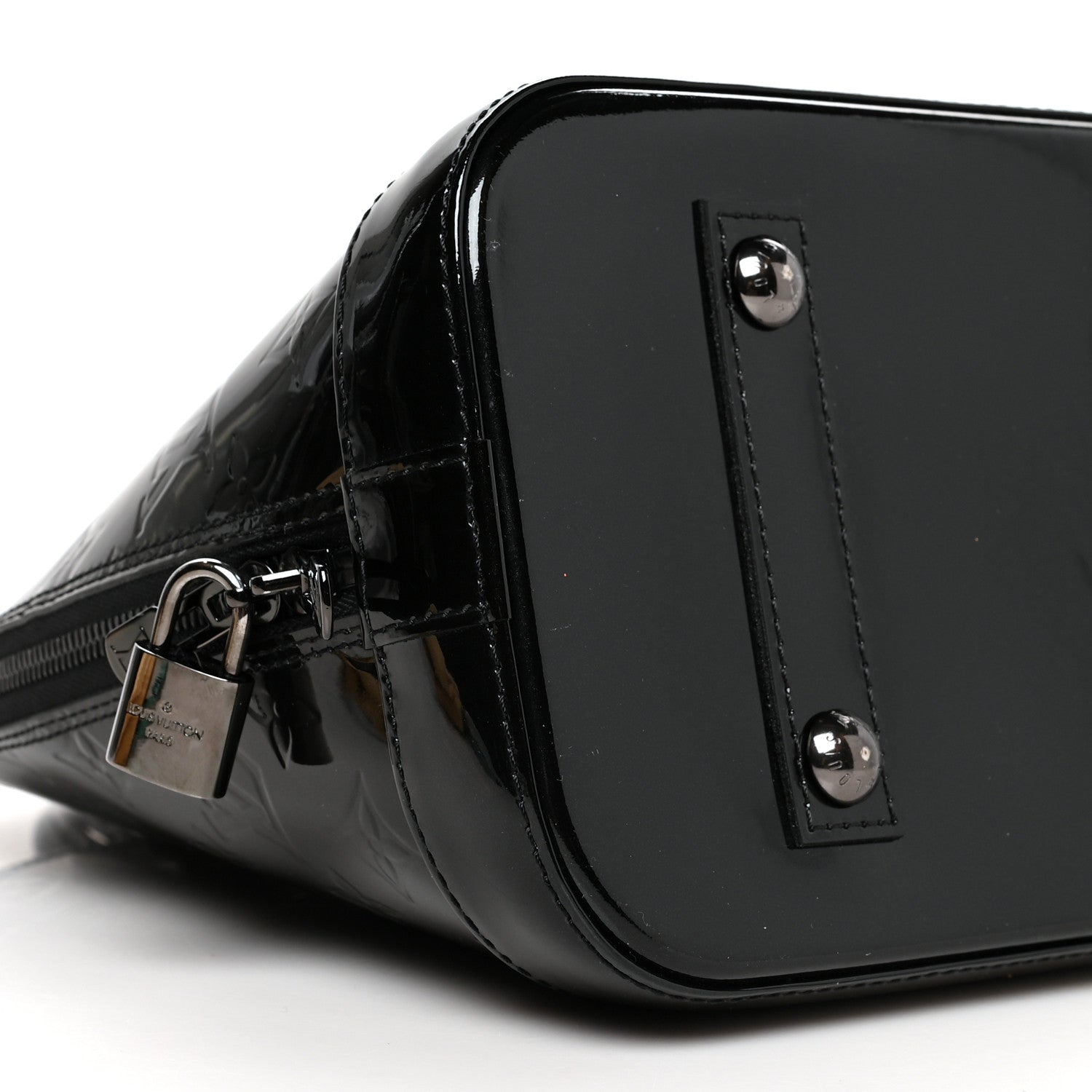 Louis Vuitton Vernis Alma PM Noir Magnetique 8 of 10