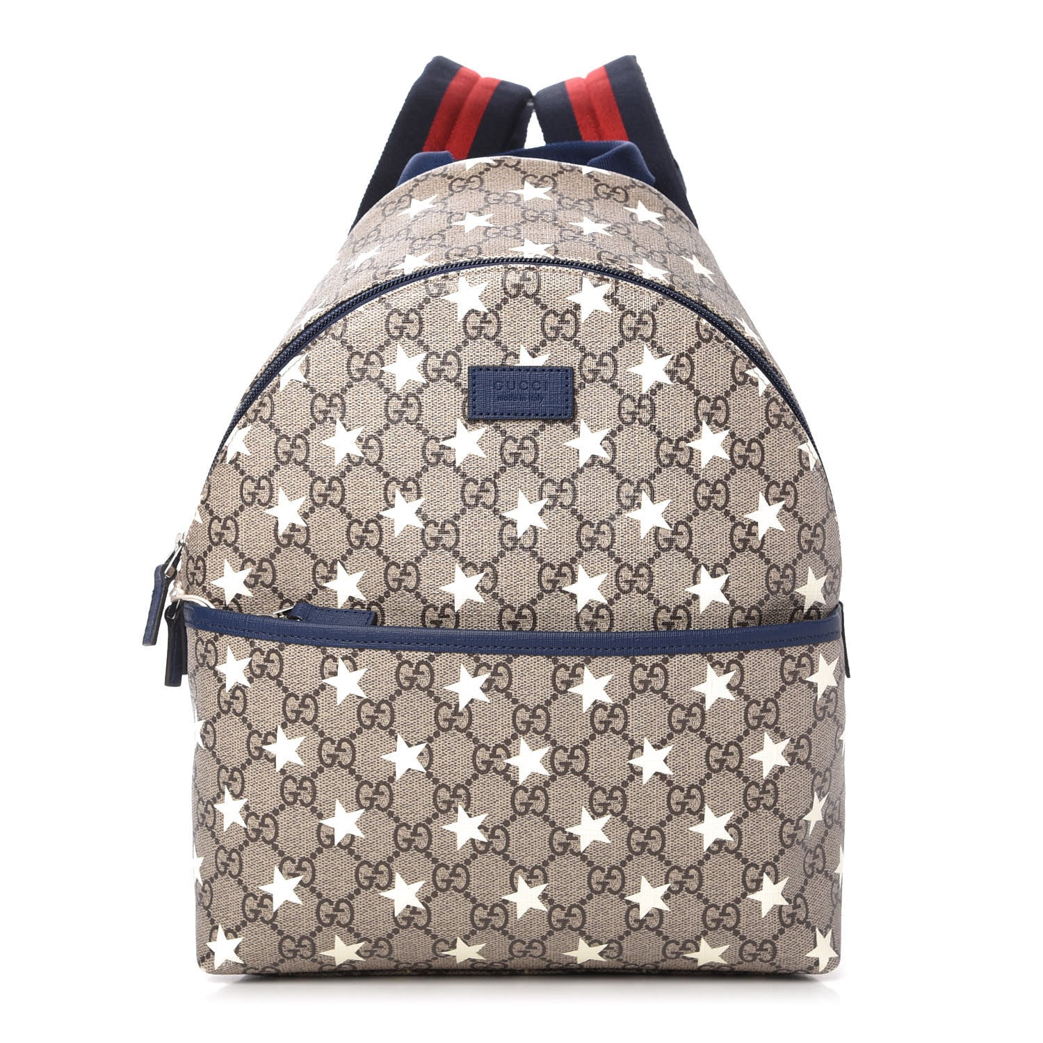 Gucci GG Supreme Monogram Stars Childrens Backpack Beige Ebony Yellow Royal 1 of 10
