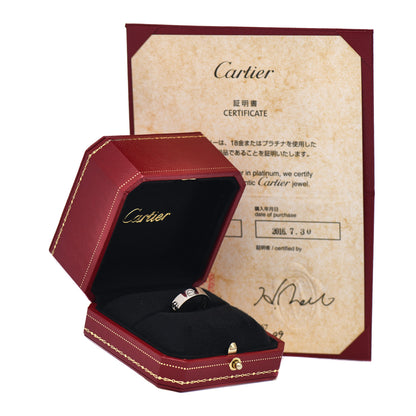 Cartier 18K White Gold 5.5mm LOVE Ring 52 6 5 of 5