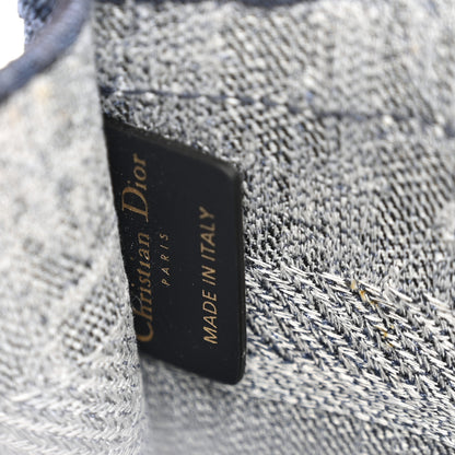 Christian Dior Oblique Denim Mini Book Tote Blue 6 of 11