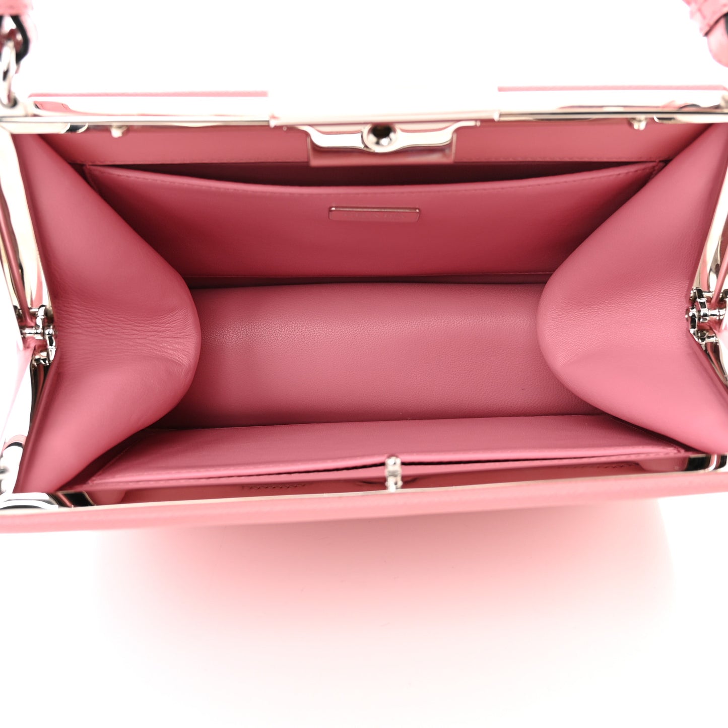 Saffiano City Calf Light Frame Bag Pink