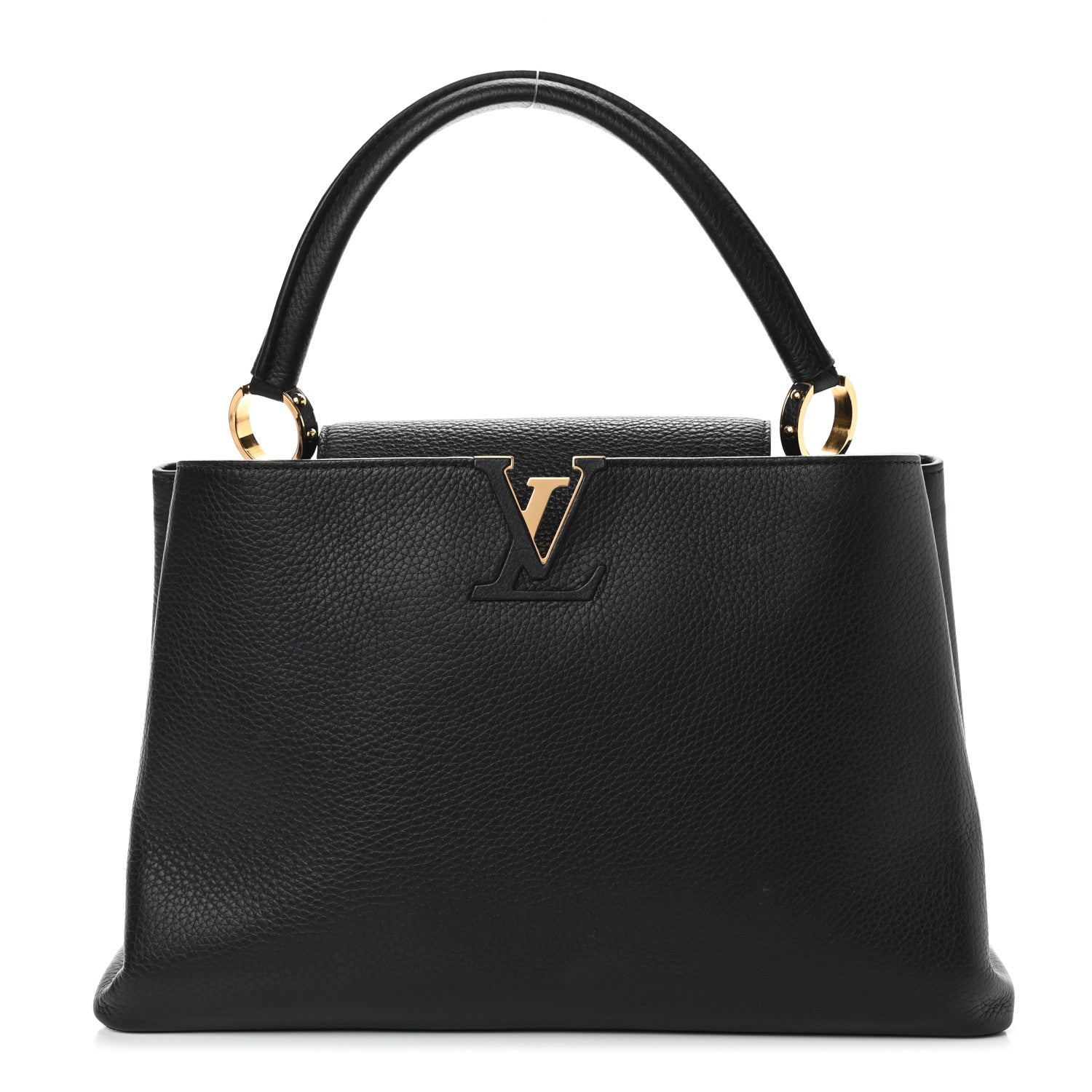 Louis Vuitton Taurillon Capucines GM Black 1 of 8