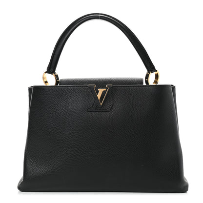 Louis Vuitton Taurillon Capucines GM Black 1 of 8