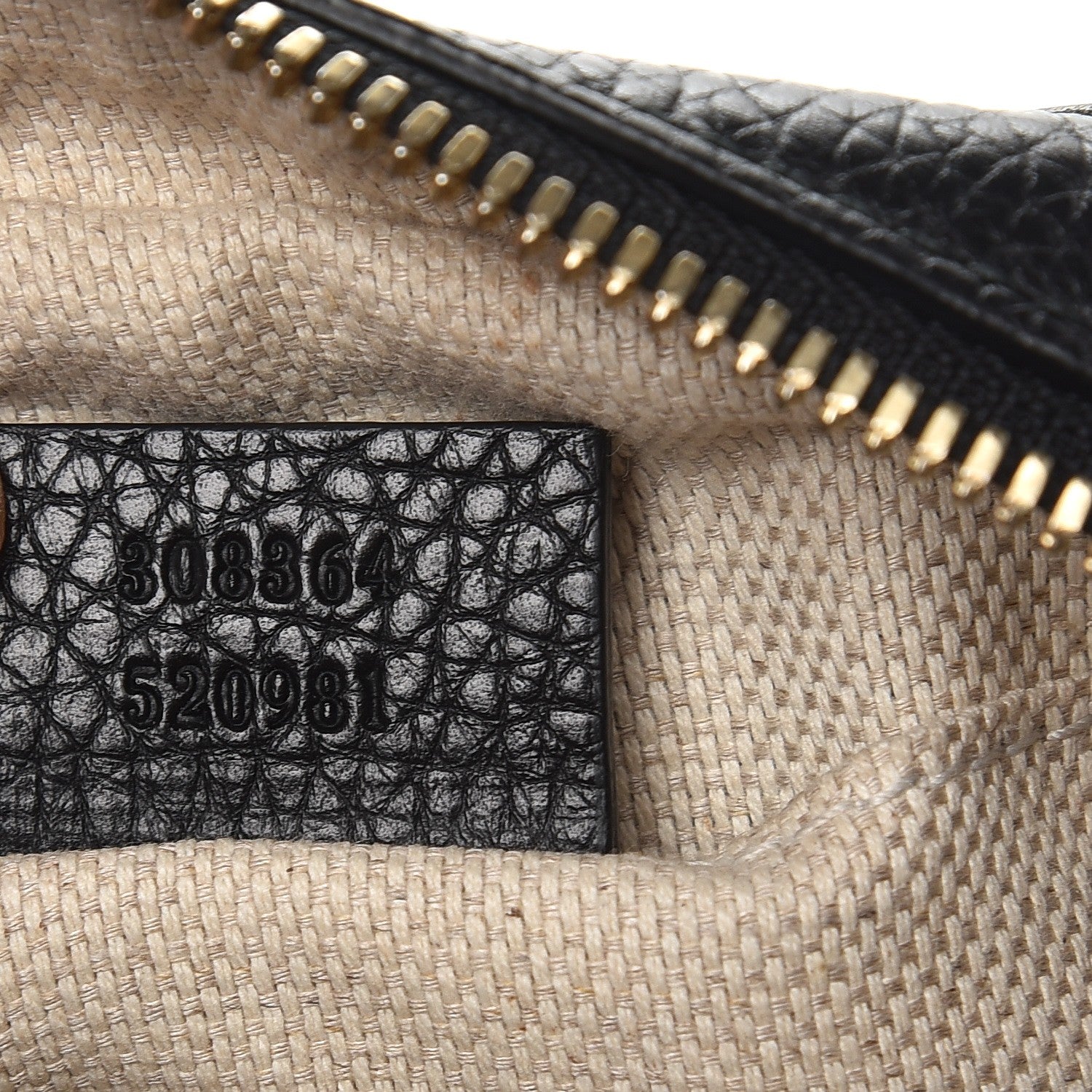 Gucci Pebbled Calfskin Small Soho Disco Bag Black 7 of 7