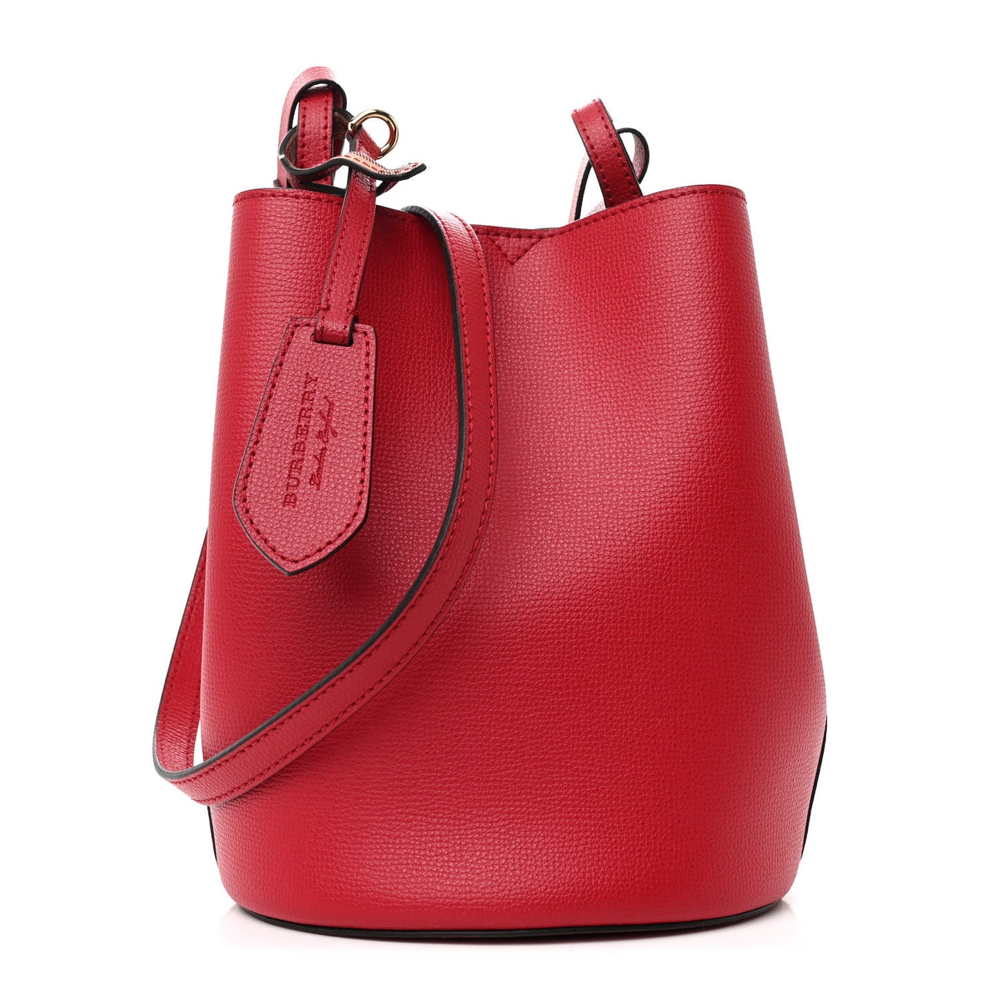 Calfskin Small Lorne Bucket Crossbody Red