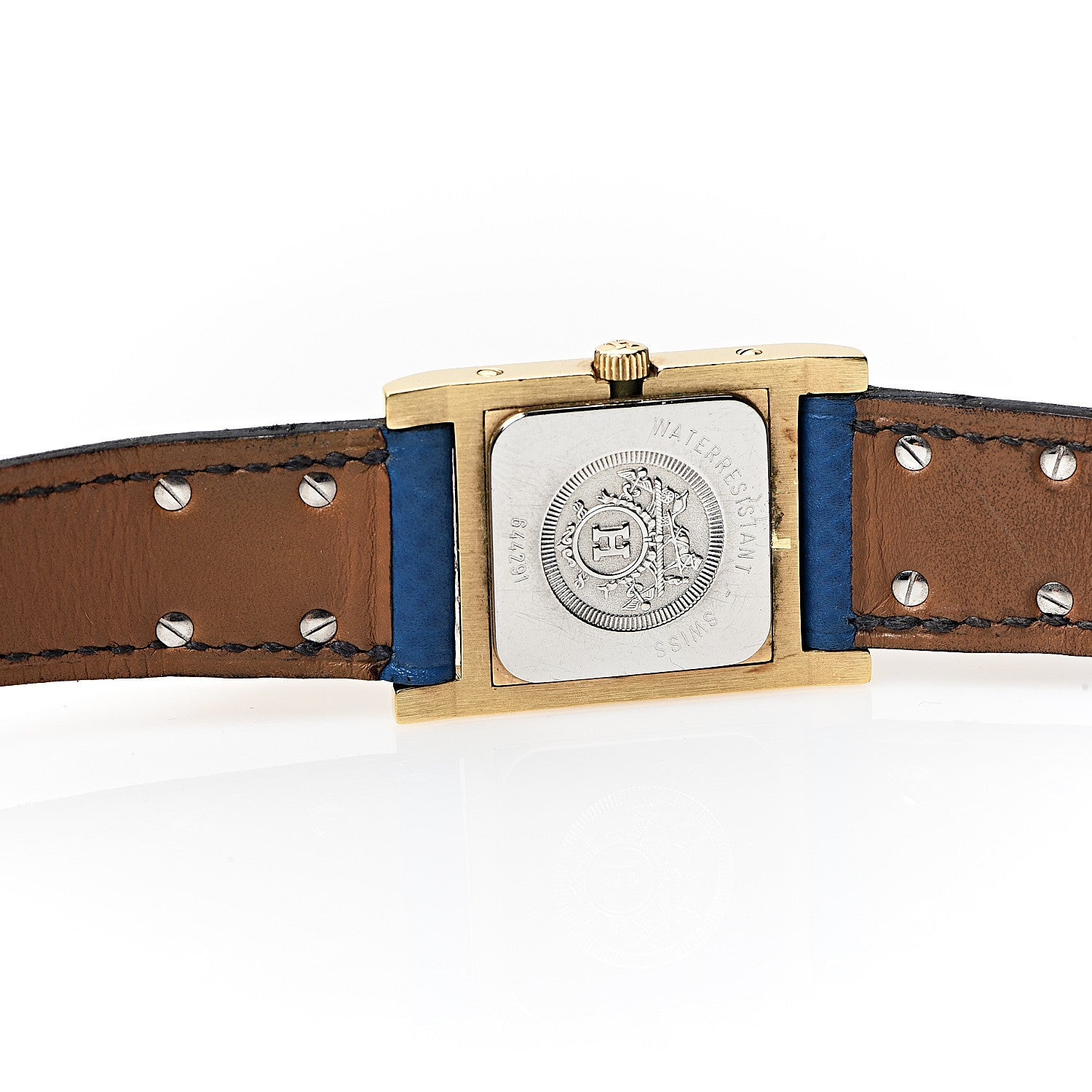 Hermes Stainless Steel Courchevel 23mm Medor Quartz Watch Bleu France 6 of 8