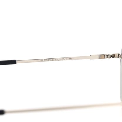Fendi Metal Mirrored Sunglasses FF M0057/S Silver 5 of 8