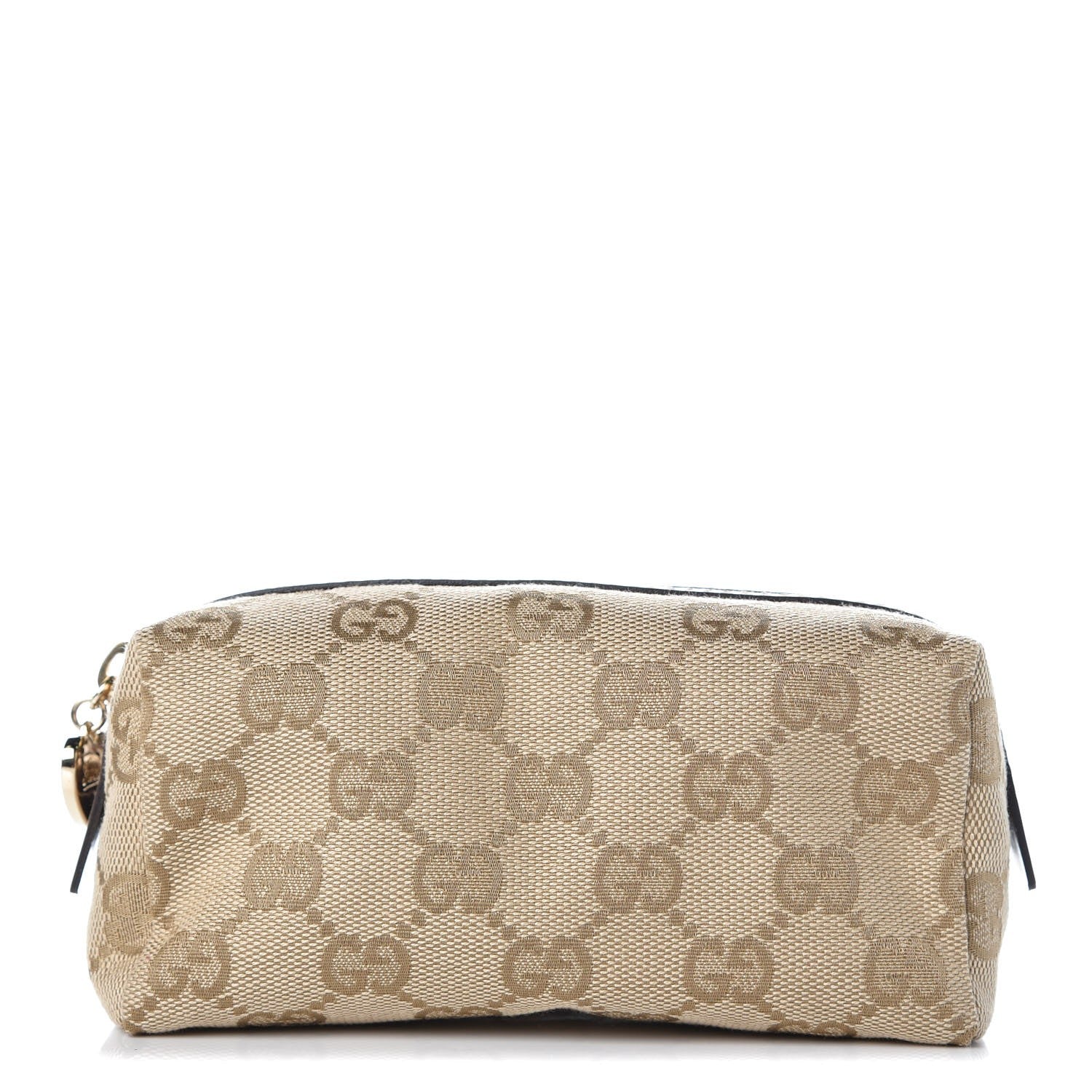 Gucci Monogram Small Cosmetic Case Metallic Bronze 1 of 9