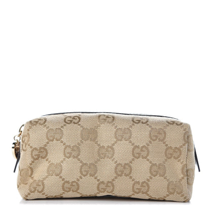 Gucci Monogram Small Cosmetic Case Metallic Bronze 1 of 9