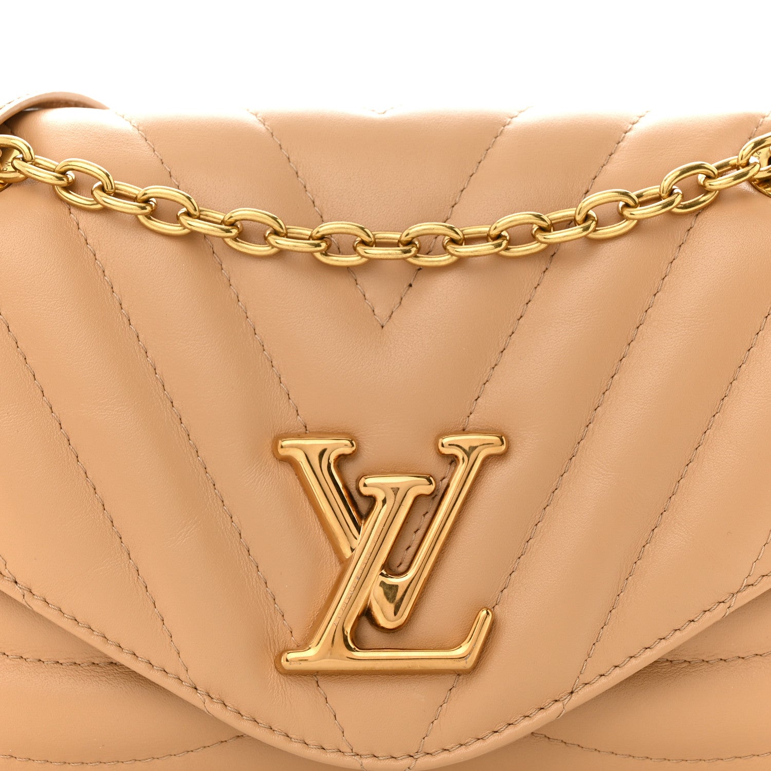 Louis Vuitton Calfskin LV New Wave Chain Bag Arizona 8 of 12