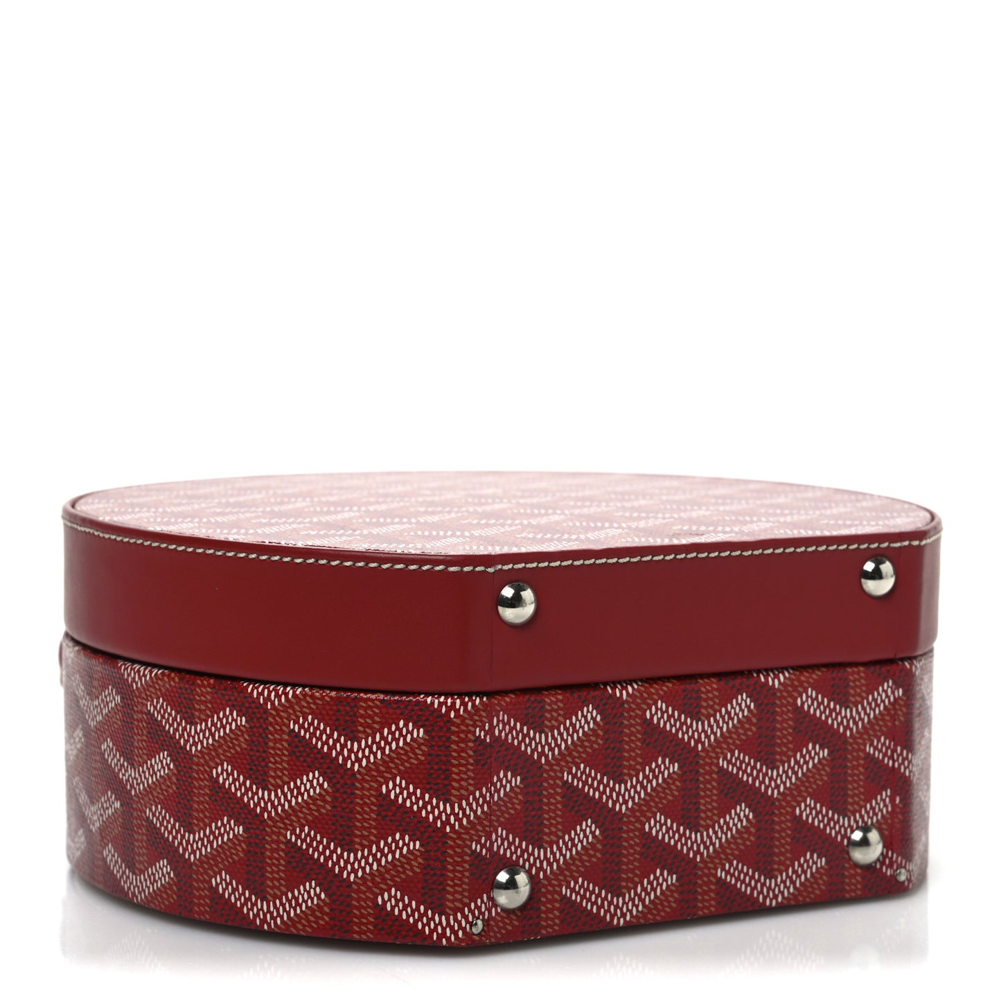Goyardine Alto Hatbox Red