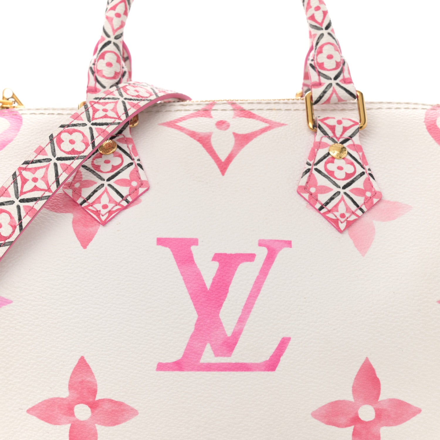 Louis Vuitton Monogram Giant By The Pool 2.0 Speedy Bandouliere 25 Rose 7 of 11