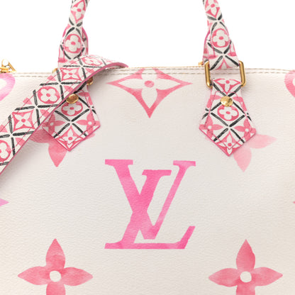 Louis Vuitton Monogram Giant By The Pool 2.0 Speedy Bandouliere 25 Rose 7 of 11