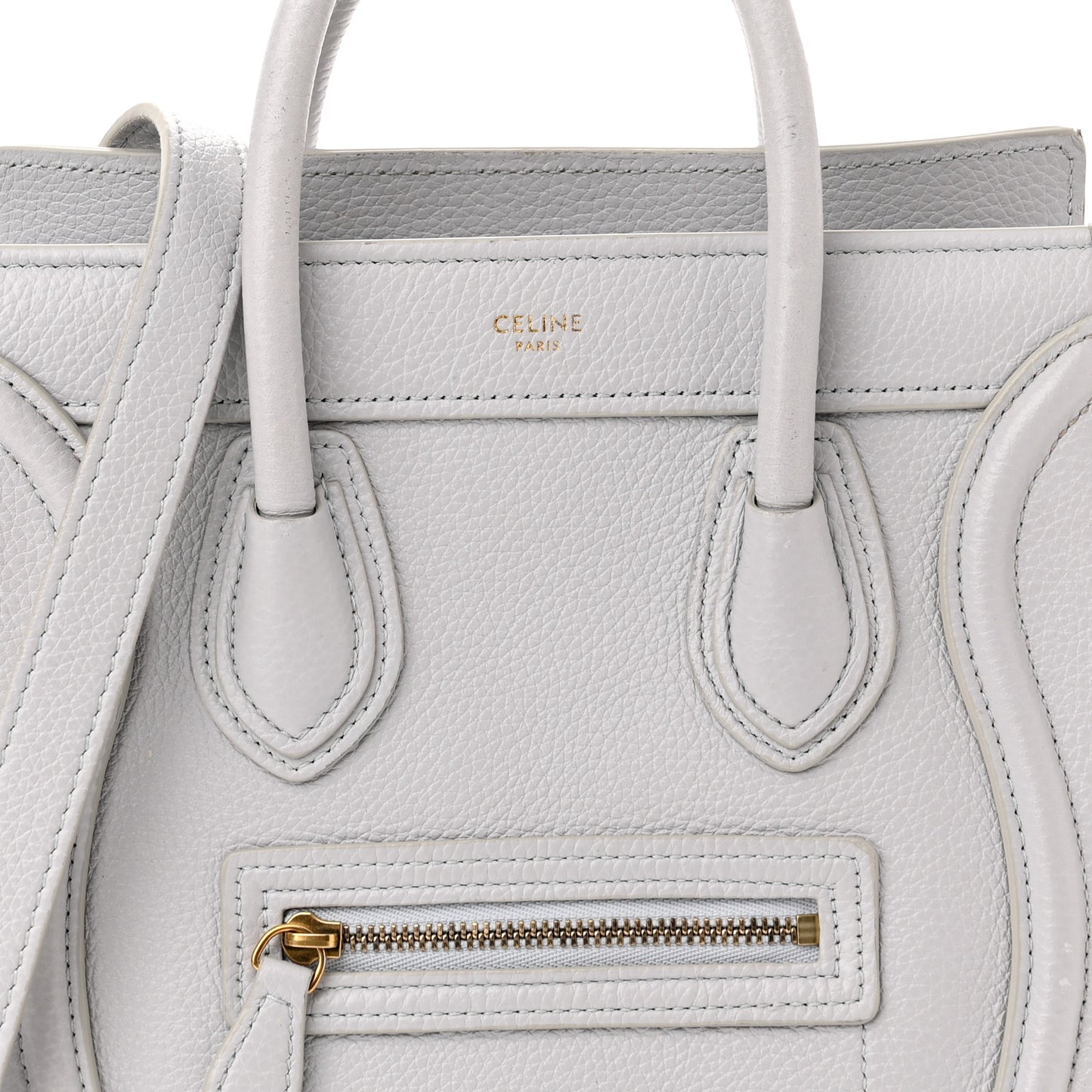 Drummed Calfskin Nano Luggage Lune