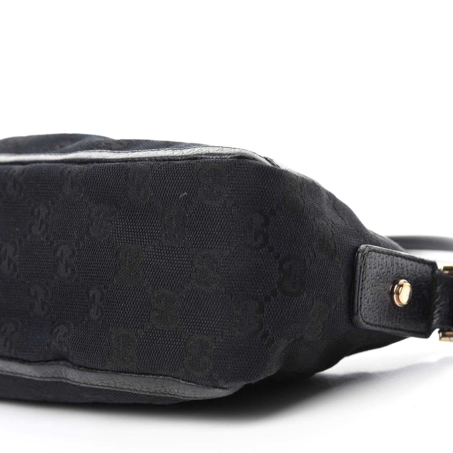 Gucci Monogram D Ring Abbey Pochette Black 7 of 10