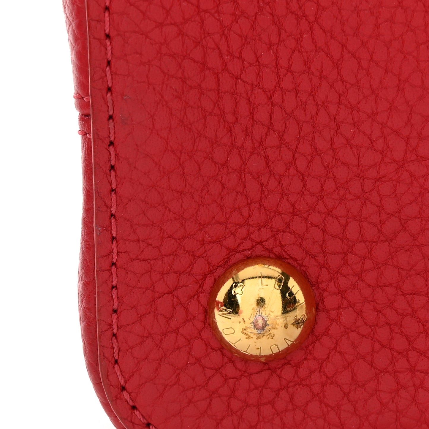 Taurillon Capucines PM Scarlet