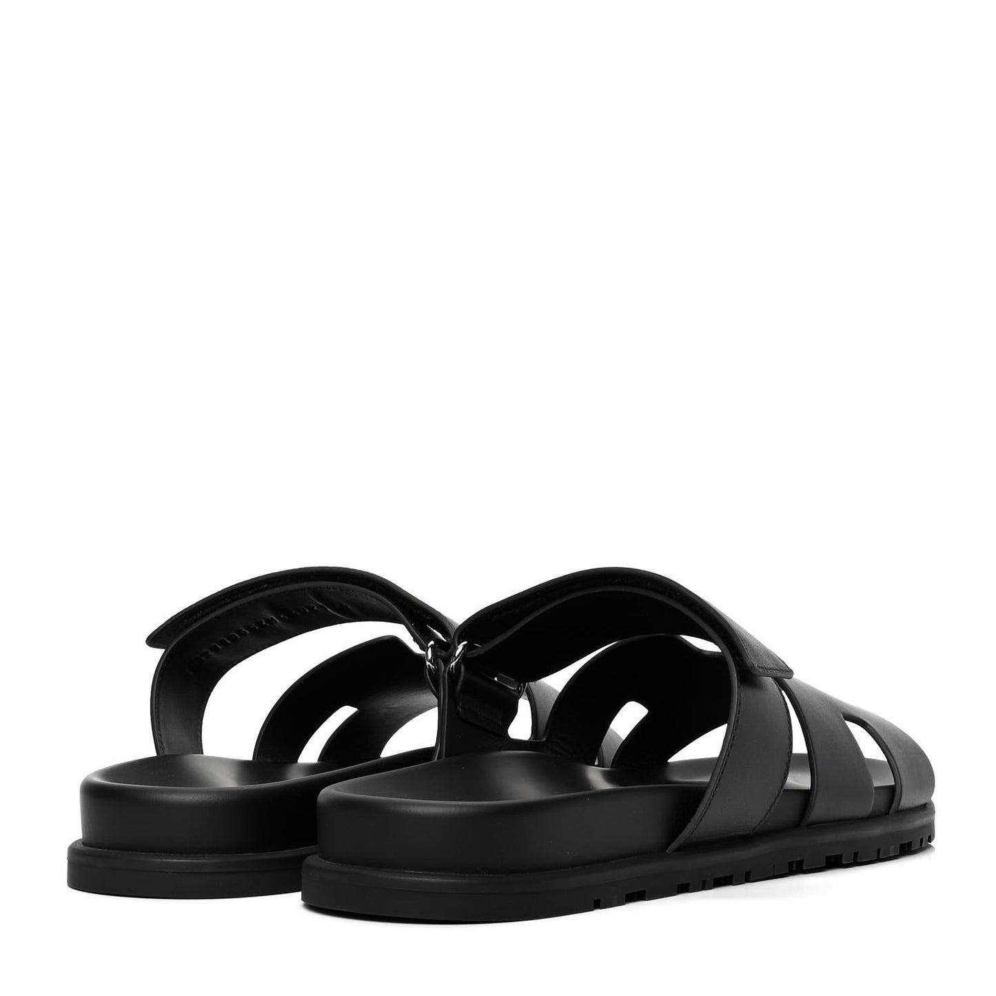 Calfskin Mens Chypre Sandals 44 Black