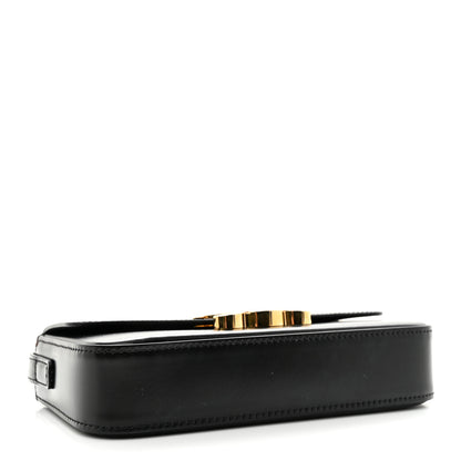 Celine Shiny Calfskin Triomphe Shoulder Bag Black 4 of 12