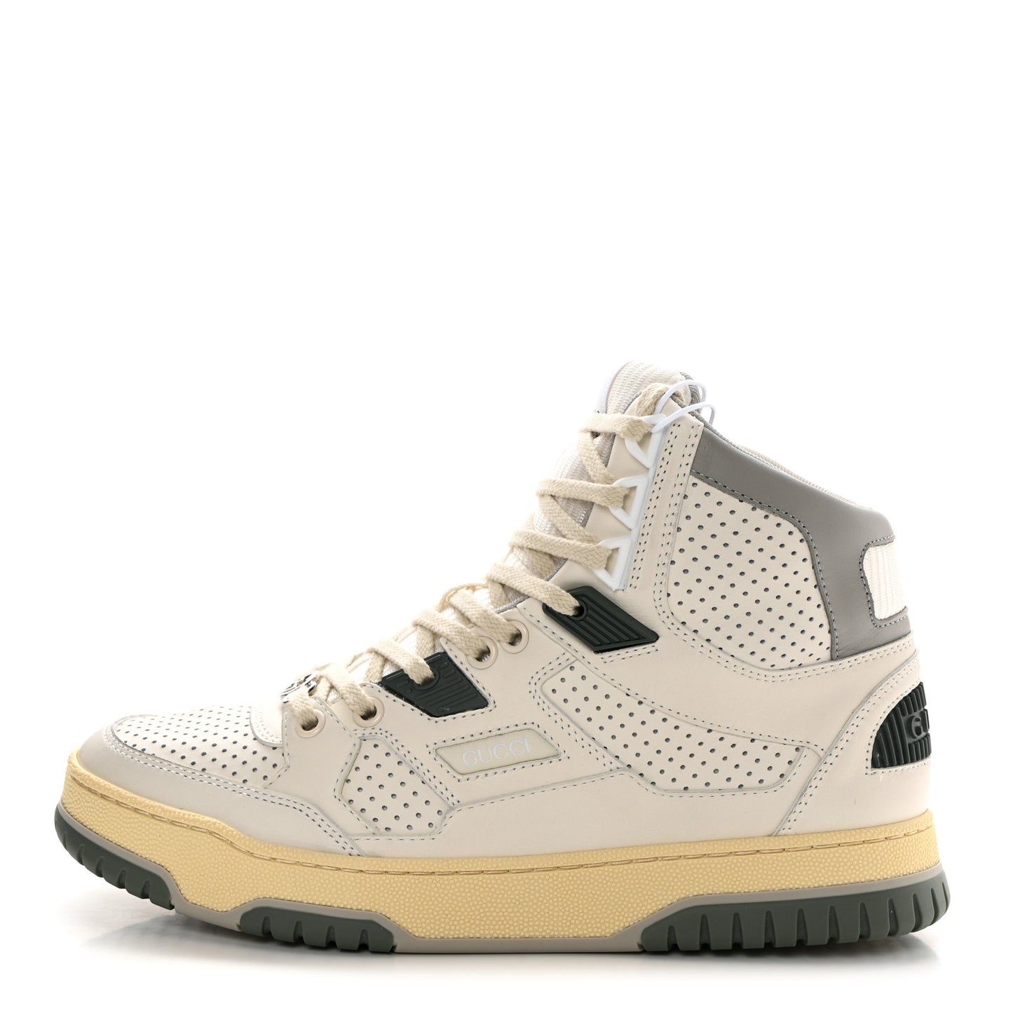 Demetra GG Supreme Womens Basket High Top Sneakers 37 White