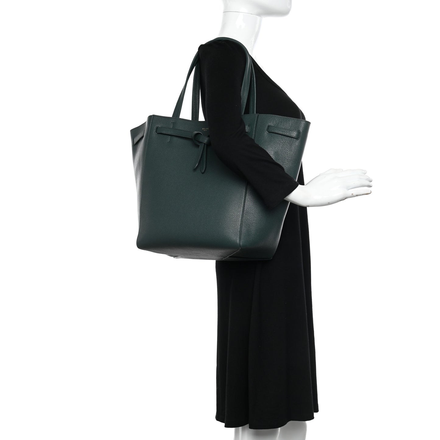 Soft Grained Calfskin Small Belt Cabas Phantom Amazone